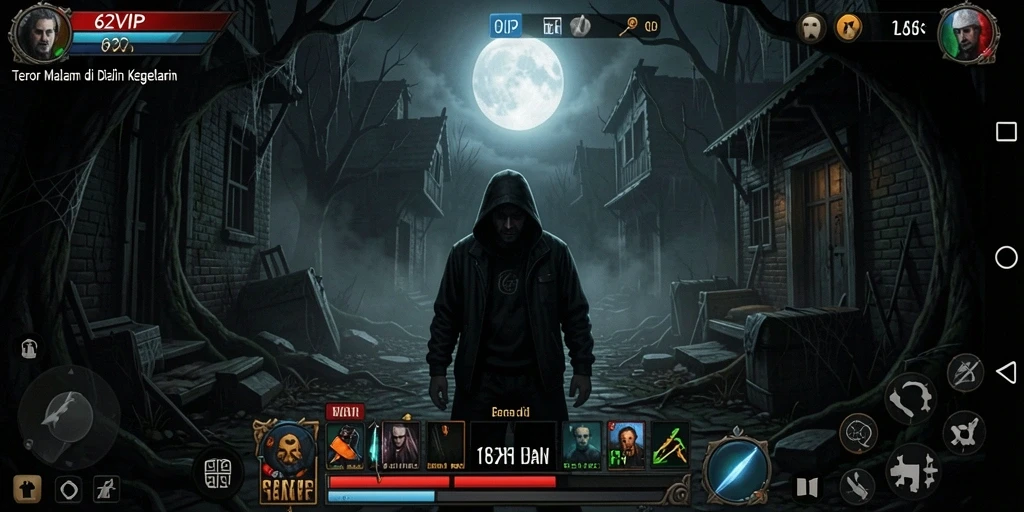 Gameplay 62VIP yang mendebarkan dan menyeramkan.