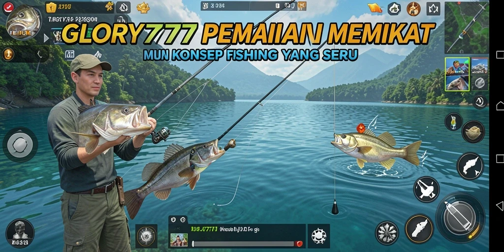 Tangkapan ikan yang mengesankan di GLORY777 dengan pengalaman memancing realistis.