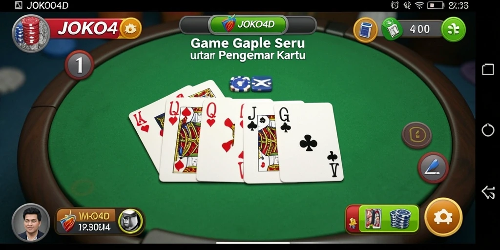 Tampilan seru dari gameplay JOKO4D yang menarik.