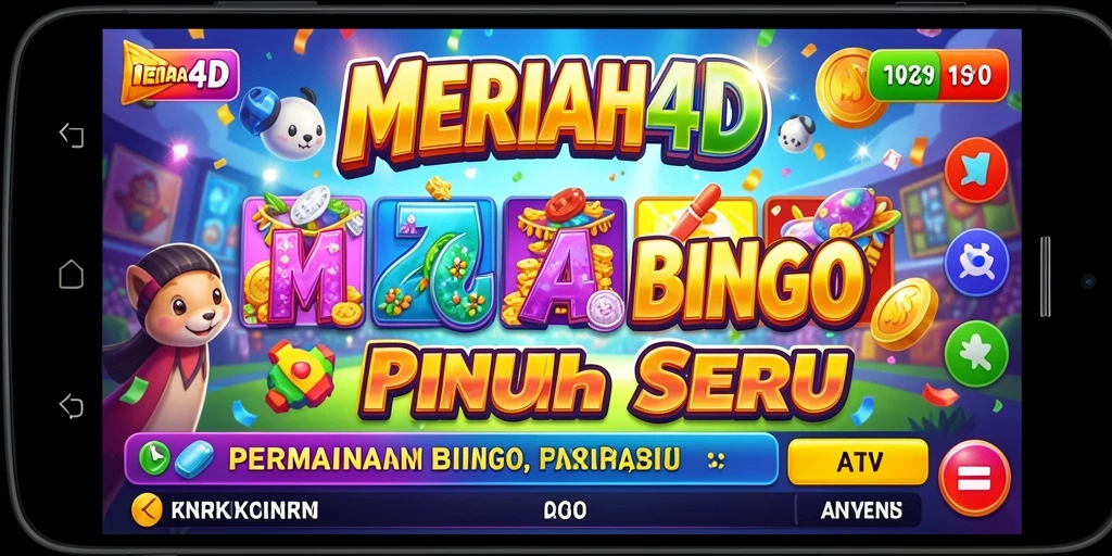 Tampilan gameplay menarik dari MERIAH4D dengan berbagai tema Bingo.
