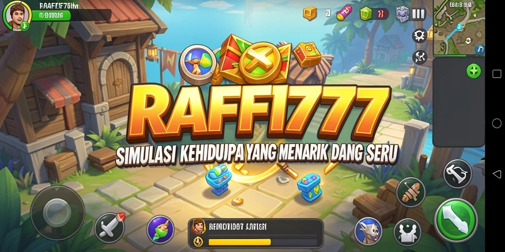 Tangkapan layar RAFFI777 menampilkan gameplay simulasi yang mendebarkan.