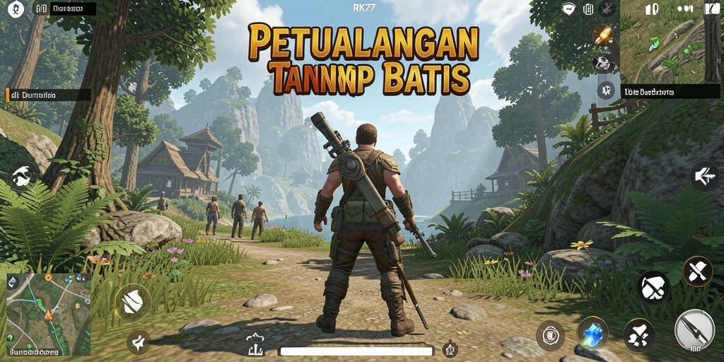 Gameplay RK77 menampilkan petualangan di dunia terbuka yang menakjubkan.