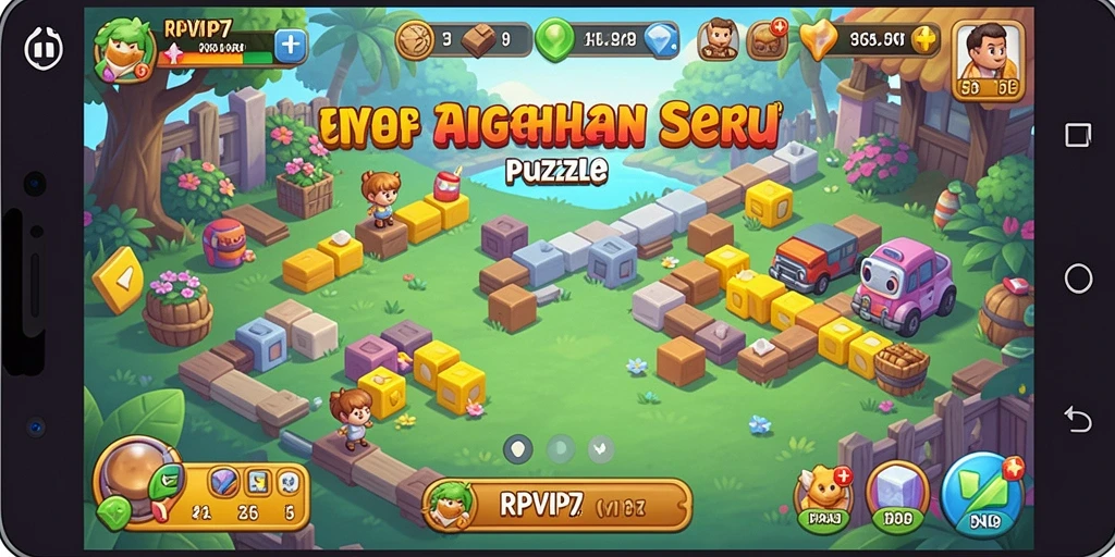 Tampilan gameplay RPVIP7 yang menantang dan seru.