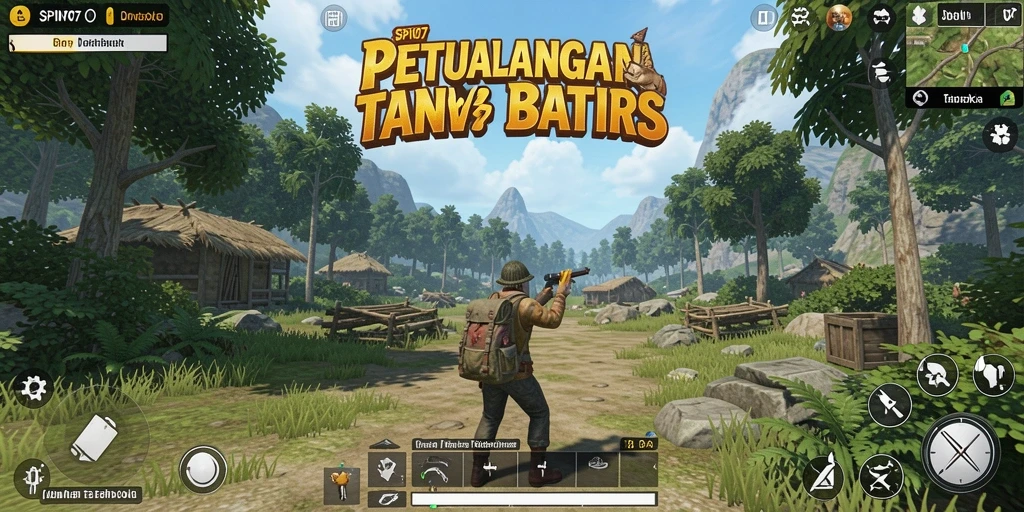 Tampilan gameplay SPIN707 yang mengesankan di dunia terbuka.